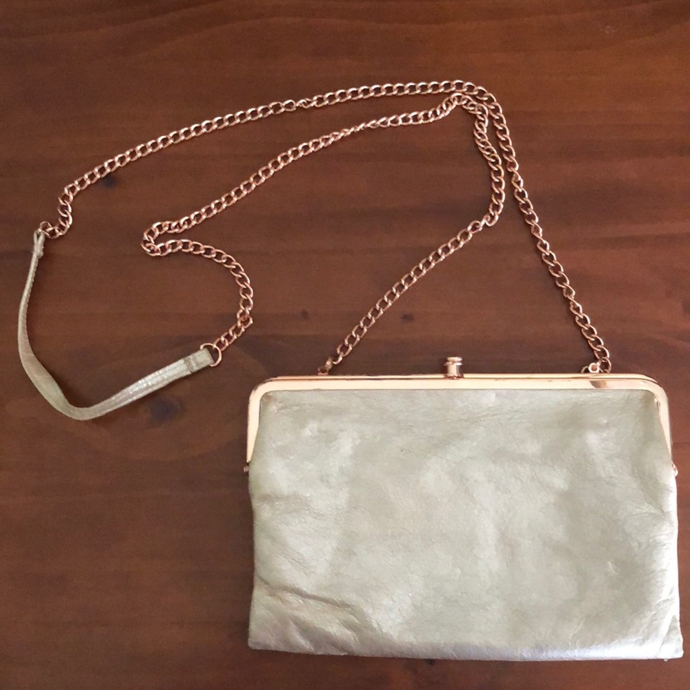 HOBO Leanne clutch wallet with chain